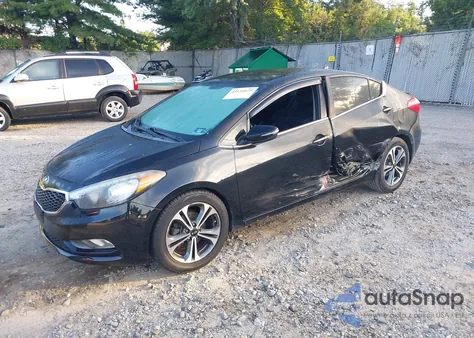2014 Kia Forte Ex z USA, uszkodzony, nr VIN KNAFX4A89E5168924